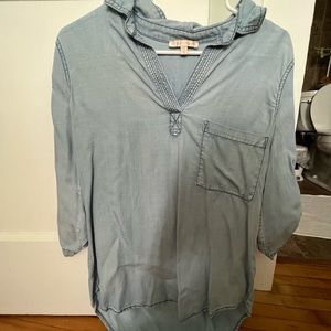 Comfy blue jean tshirt by Skies Are Blue